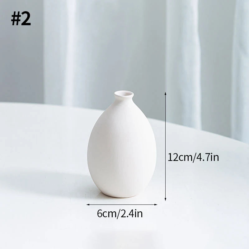 Ceramic Fired Vases,Hydroponic Dried Flower Utensils,Ornaments,Home Living Room Tables,Decorative Vases,Shaped Ceramic Vases